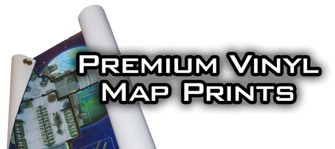Premium Vinyl Map Prints