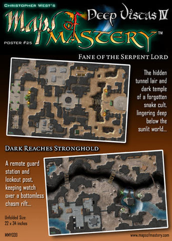 Deep Vistas IV: Fane of the Serpent Lord and Dark Reaches Stronghold