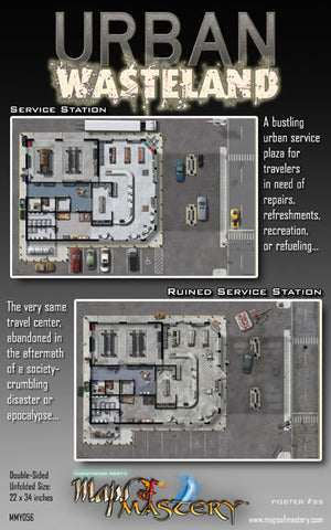 Urban Wasteland: Service Station and Ruined Service Station