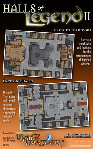 Halls of Legend II: Upstairs Corridors and Entrance Halls